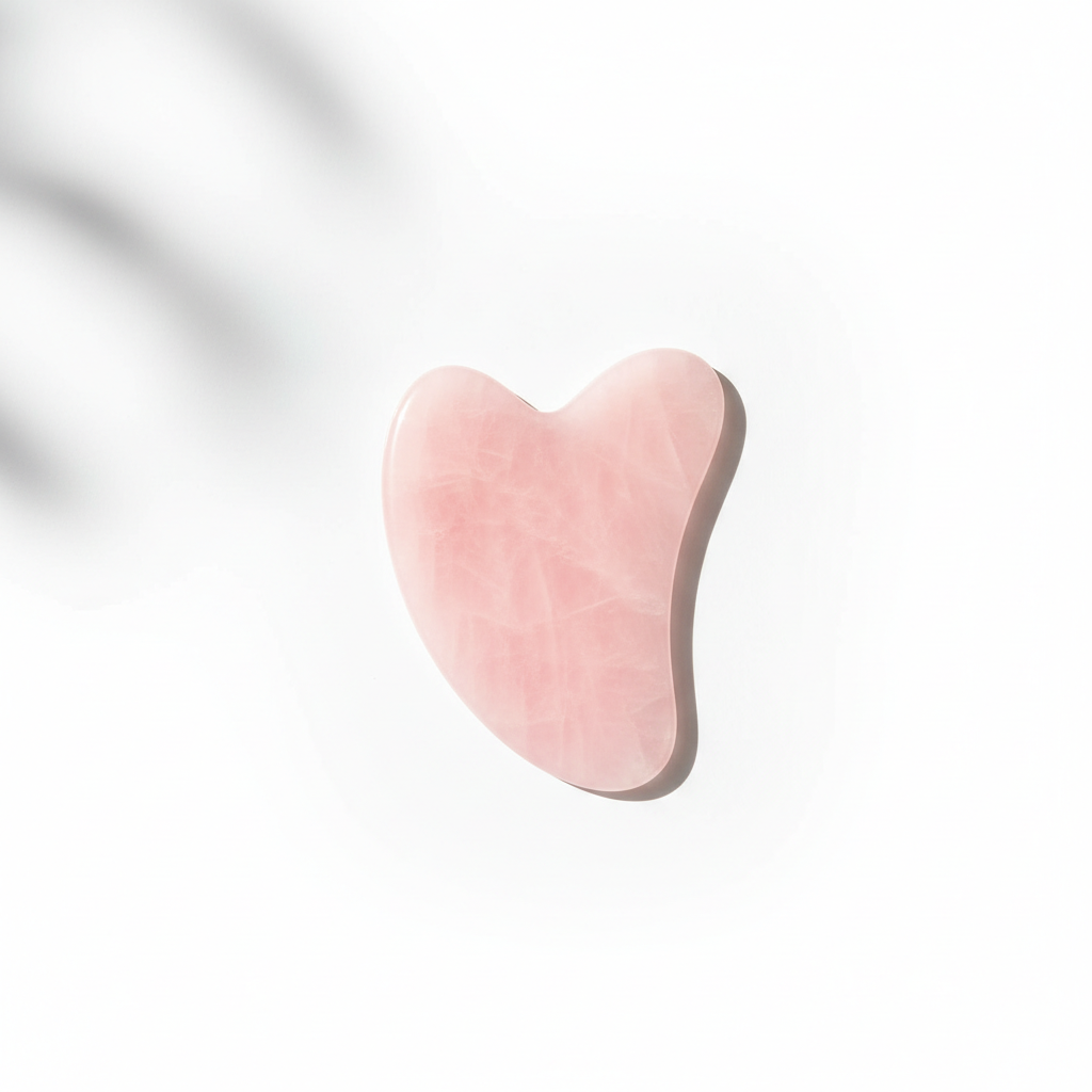 Gua Sha en Quartz Rose - Soin Visage Anti-Âge